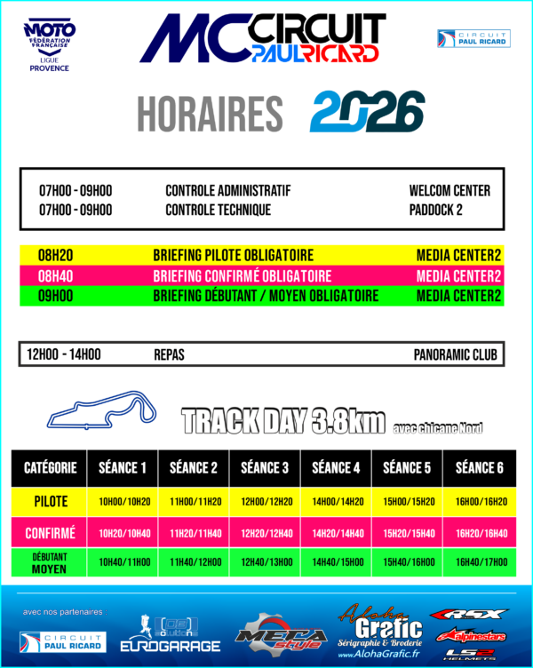 Horaire Roulage